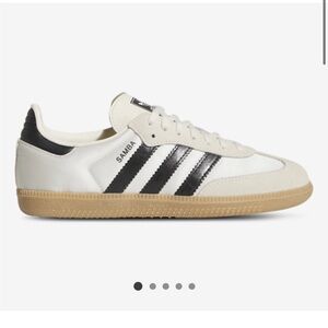 Adidas Samba White and Black Sneakers
